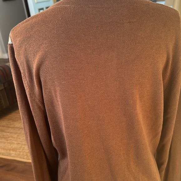 Gorgeous extra large silk Cardigan with silk inlay animal print Versace like - Picture 3 of 4